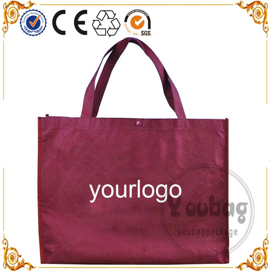 zipper non woven bag/pvc non woven bag