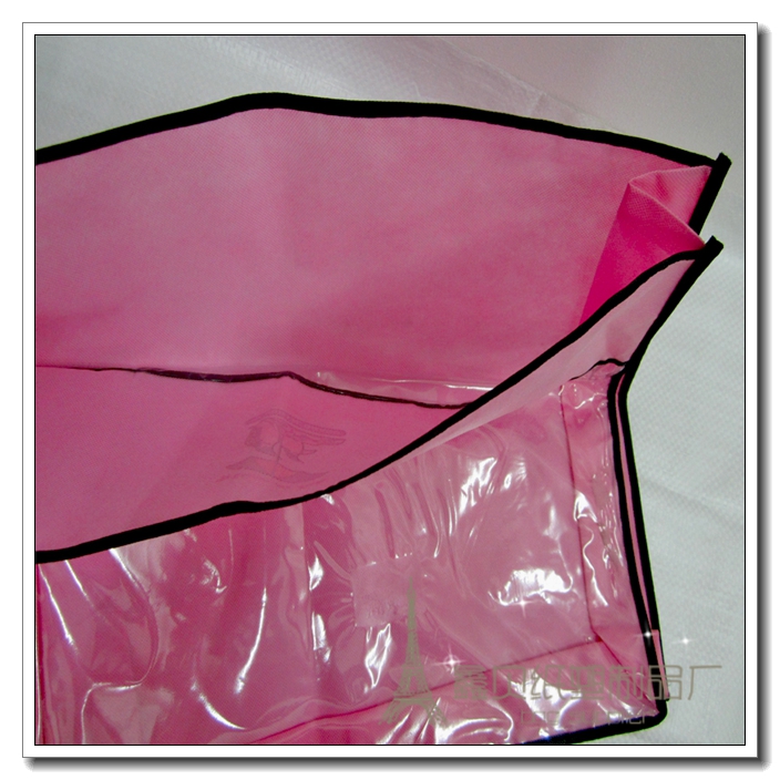 zipper non woven bag/pvc non woven bag